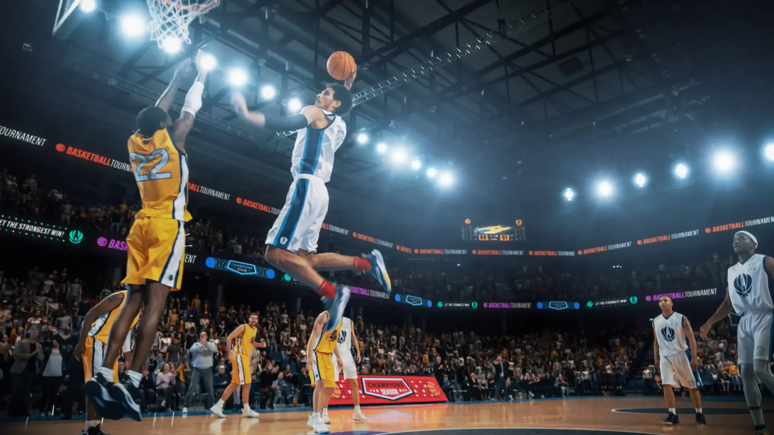 What usually makes basketball games  memorable to you?